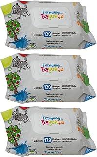 Kit 3 Lenços Umedecido Bebê Recém Nascido 360 Toalhas