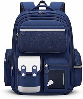 Mochila Escolar Infantil Masculina Impermeável 45cm – Leve, Ergonômica, Resistente, com Vários Compartimentos e Faixa Refletiva para Meninos e Meninas
