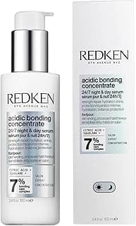 Redken Sérum ABC concentrado de ligação ácida 24 horas por dia, 7 dias por semana, noite e dia, nutre e restaura cabelos danificados, proteção noturna, com ácido cítrico e ácido poliglutâmico, 100ml com 11.58% de desconto por R$ 291,77 na amazon