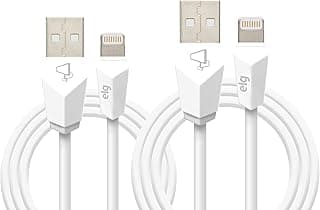 COMBO 2 EM 1 - CABO APPLE LIGHTNING 1M + 2M - RECARGA/SINCRONIZAÇÃO - BRANCO - CMB812WH - ELG, Elg, CMB812WH, Branco