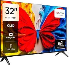 TCL, Smart TV, 32 Polegadas, HD QLED, WiFi, Bluetooth, Google TV, 2 HDMI, HDR10, Dolby Audio, 32S5K
