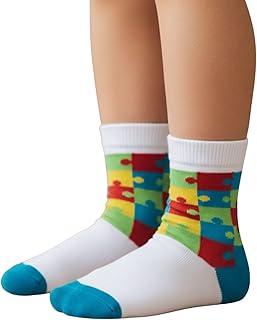 Meia Cano Alto Inclusão Tea Autismo e Deficiência Oculta Quebra Cabeça Girassol Selene