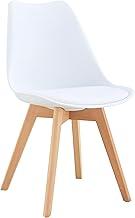 Cadeira Eames Leda Saarinen com Assento Estofado - Conthey - Cor Branca