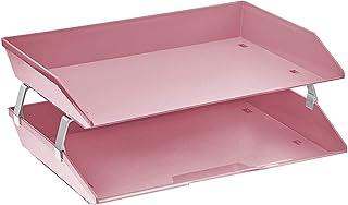 Acrimet Caixa Para Correspondência Dupla Lateral Facility A4, Cor Rosé Sólido, 253.RO