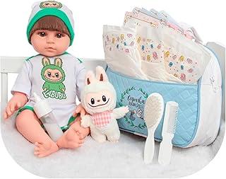 Boneco Reborn Bebê Realista Menino Kit Bolsa Acessórios