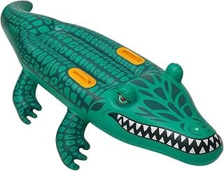 Boia Inflável Jacaré Infantil Grande 150cm – Brinquedo Piscina Praia com Alça de Apoio, Vinil Resistente, Segurança e Diversão para Crianças Verde com 5% de desconto por R$ 62,69 na amazon