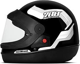 CAPACETE FECHADO PRO TORK SPORT MOTO 788 PRETO - BRANCO TAM. 62