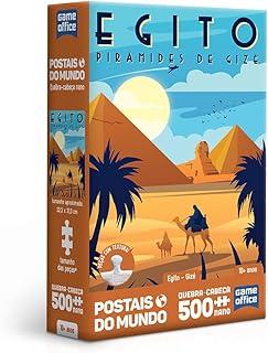 Toyster - Quebra-cabeça: Postais do Mundo - Egito - Gizé - 500 peças nano - Game Office