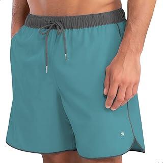 Short Praia Masculino Mash Mescla Bermuda Lisa UV 50+ Verão Mauricinho