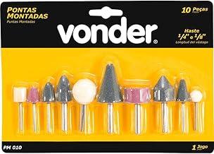 Vonder, Jogo De Pontas Montadas Com 10 Peças, Pmv 010.