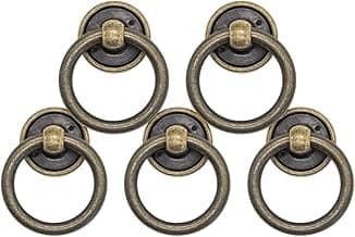 Puxadores De Gaveta Rustica Colonial Alça Salerno Kit 5 Uni