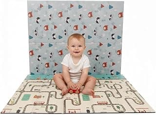 Tapete de Atividades Infantil Dobrável XPE Térmico Isolante Emborrachado Dupla Face Playmat Grande 150x200cm Macio Antiderrapante Tatame para Criança e Bebê Engatinhar 8mm com 10% de desconto por R$ 96,74 na amazon