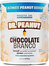 Pasta de Amendoim Dr. Peanutt Chocolate Branco 600g – Com Whey Protein Isolado, Zero Açúcar, Sem Glúten e Lactose
