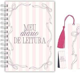 Meu Diario de Leitura - 240 Páginas com Marcadores Tassel e Magnético com 16.69% de desconto por R$ 49,90 na amazon