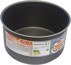 Assadeira Redonda Alta 18 em Alumínio Antiaderente - 18 X 7 Cm