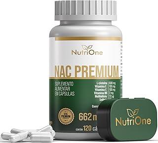 NAC N-Acetil L-Cisteína Premium com Coenzima Q10, Zinco, Selênio, Molibdiênio, Vitaminas E, C e B6 120 Cápsulas - Nutrione