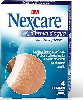 Nexcare, 3M, Curativos Grandes, À Prova D'Água, 4 unidades