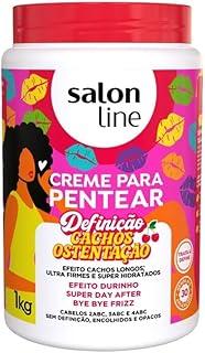 Creme para Pentear Definição Cachos Ostentação Salon Line 1kg