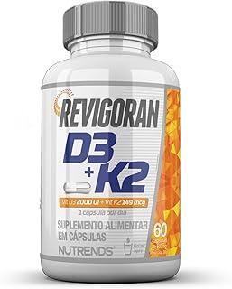 Revigoran Vitamina D3 2000UI + K2 229% IDR 60 cápsulas, Nutrends