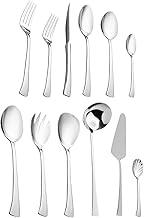 WOLFF - Faqueiro 54 Peças Berna Aço Inox - Serve 8 Pessos Incluindo Utensílios para Servir