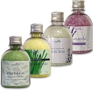 Kit Sais De Banho Banheira Hidro Relaxante Refrescante 4 Aromas