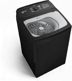 Capa Maquina De Lavar Lavadora Brastemp 13kg Bwk Bwr Bwf Bwj Abertura Superior em Zíper