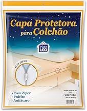 Capa Branca para Colchão Solteiro com Zíper (1,88x0,88x0,18m) | Plast Leo (Ref.: 964)