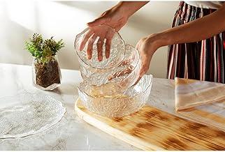 WOLFF - Prato para Servir de Cristal Martelado com Borda Dourada Taj 26cm