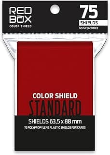 Shield Red: STANDARD 63,5x88mm, PADRÃO, Redbox, TCG, Plástico para Proteção de Cartas com 19.34% de desconto por R$ 28,23 na amazon