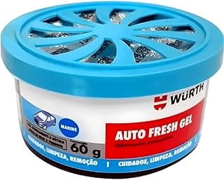 Odorizador Automotivo Wurth Auto Fresh Gel Marine 60g com 10.04% de desconto por R$ 17,02 na amazon
