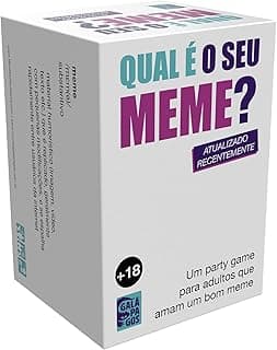Galápagos, What Do You Meme? (Qual É o Seu Meme?), Jogo de Tabuleiro para Amigos, 3 a 20 jogadores, 30-90 minutos por partida com 18.65% de desconto por R$ 128,66 na amazon