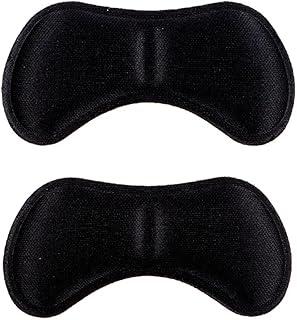 Par de Protetores de Calcanhar Ortopédico feito de espuma EVA com Tecido Respirável | Autoadesivo | Preto