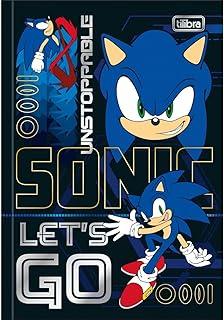 Caderno Brochura 1/4 Capa Dura Sonic 80Fls Pct Com 05-98250