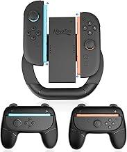 HEYSTOP Controle de Volante de Corrida para Switch 2 Case com 2 Mini Controles Kit de Acessórios para Pacote de Jogos Esportivos Volante 3 em 1 para Switch 2 Familiar para Jogos Infantis