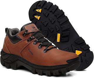 Tênis Masculino Trilha Adventure Horizon Couro Legítimo Cano Curto