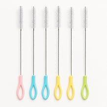 Escova para Canudo, 6 unidades - Escovinha para Limpeza de Canudos Reutilizáveis, Copos com Canudinho e Squeeze