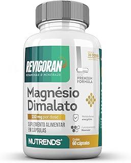 Revigoran Magnésio Dimalato 60 Cápsulas, 210mg de Magnésio, Nutrends