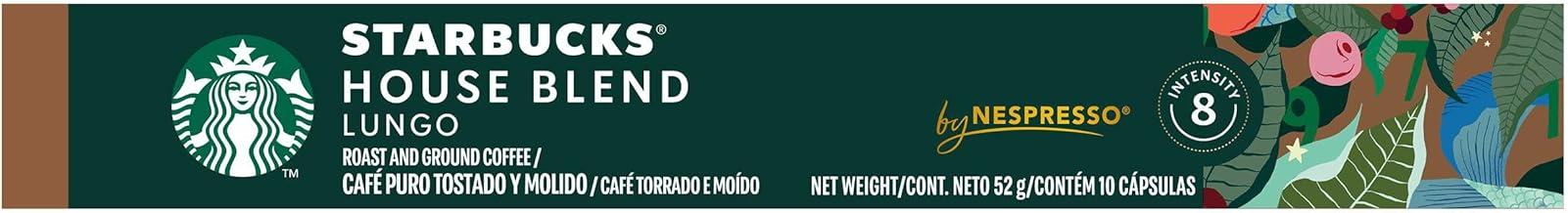 Café em Cápsula Starbucks® House Blend by Nespresso® - 10 cápsulas