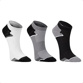 Kit 3 Pares Meia Feminina Poliamida Invisível Respirável Esportiva Academia Treino Unissex Performance