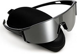 Óculos Ciclismo Corrida Esportivo Bike Mtb Protecao Uv Beach Prata