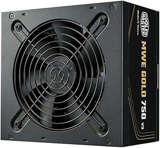 COOLER MASTER, FONTE COOLER MASTER ATX 3.1 750W MWE GOLD 750 V3 PFC ATIVO 80 PLUS GOLD COM CABO DE FORCA GARANTIA 5 ANOS