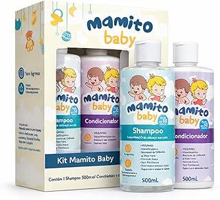 Kit Shampoo e Condicionador Infantil Vegano, Sem Lágrimas, Hipoalergênico, com Calêndula e Aloe Vera, 500ml Cada, Testado Dermatologicamente