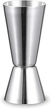 Dosador Bebidas Duplo 50ml 25ml Aço Inox Jigger Profissional Medidor Drinks Gin Whisky Caipirinha Bartender