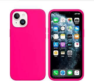 Capinha Colorida Compatível Com iPhone 14 Vermelha ,Preta, Laranja, Amarela, Azul, Rosa, Pink, Branca, Lilás, Marrom, Verde, Roxo, Bordô, Case Slim Flexível Aveludada Com 3 Camadas