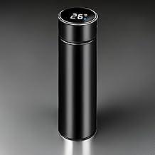 Garrafa Térmica Premium Inox 500ml Com Display LED, Termômetro Digital, Mantém Bebidas Quentes E Geladas, Vedação Perfeita, Marca VARENZIA