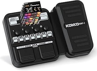 Processador multiefeitos para guitarra, com pedal de expressão, com mais de 59 efeitos integrados, modelagem de amplificadores, looper, seção de ritmo, afinador, alimentado por bateria K-okko DC 9V