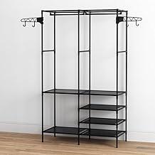 Arara Cabideiro com Sapateira 2 Colunas Armário Organizador