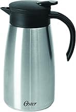 OSTER GARRAFA TÉRMICA EM AÇO INOX 1000ML CASSELBECK– CORPO E CÁPSULA EM AÇO INOXIDÁVEL E TAMPA COM ALÇA EM BAQUELITE com 13.89% de desconto por R$ 121,62 na amazon