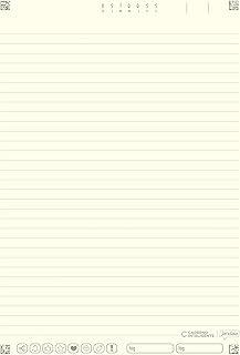 Refil para Caderno Inteligente, Grande, La Creme, 200x275mm, 90g, 50 folhas off white