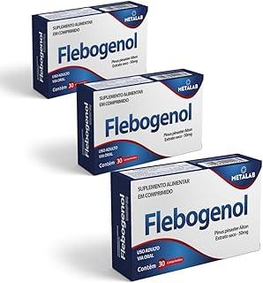 Flebogenol 50mg Pinus Pinaster Combo 3 Cx C/30comp, Similar Flebon